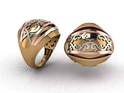 light gram ring-29 3D print model