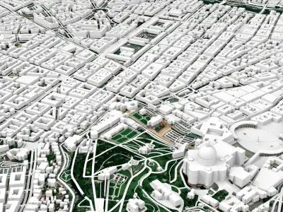 Cityscape Vatican 3D model
