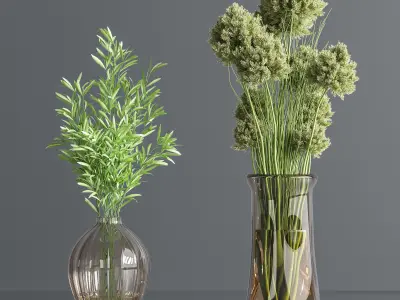 Collaction Plants Bouquet 05 3D model