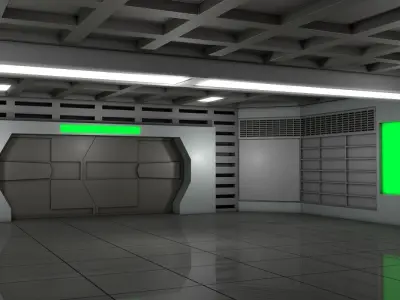 Sci Fi Room  3D model