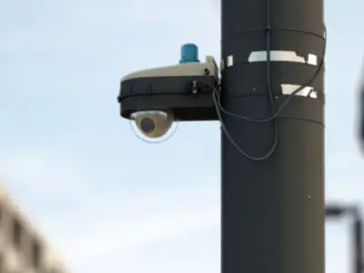 Police Surveillance Camera 3D model