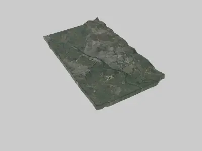 Rostov-na-Donu City Low-poly 3D model