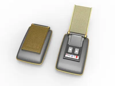 Communicator from the movie Star Trek 5 The Final Frontier 1989 3D print model