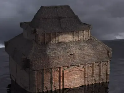 Lizard Town Hall 4  3D model