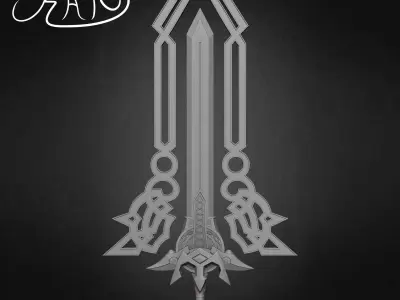 Sonic and the Black Knight - Excalibur 3D print model