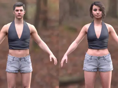  Man and Woman in Summer 8 