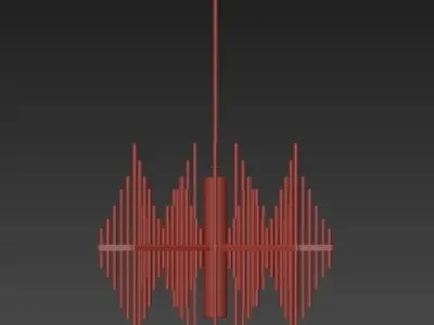 Corbett Lighting 238 42 Gold Leaf 3D model buy