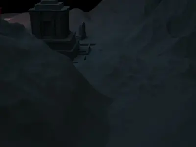 HALLOWEEN VALLEY Low-poly 3D model
