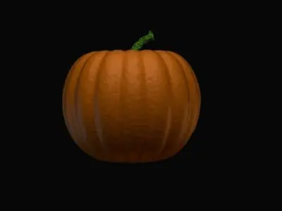 Jack-O-Lantern lamp Halloween Pumpkin 3D model animation 3D model