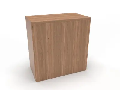 commode 3 wooden chest of drawers 3D model