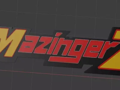 Mazinguer Z Logo 3D print model