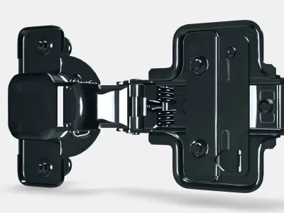 HJALPA Standard hinge Low-poly 3D model