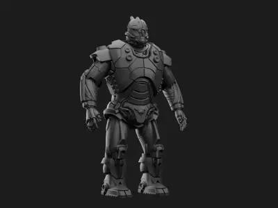 Male Robot 05 - MR05 3D print model