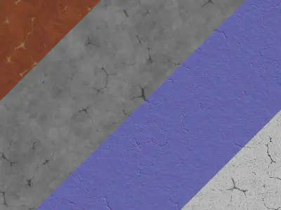 Procedural Stylized Concrete Texture