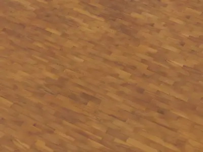 Glossy Honey Oak Block Parquet Texture