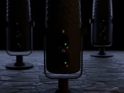 microphone Free 3D model