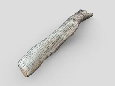 Dead Wood 5 Low-poly 3D model