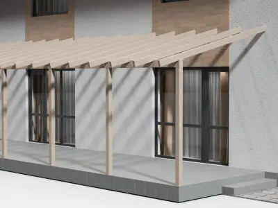 Townhouse house 3D model