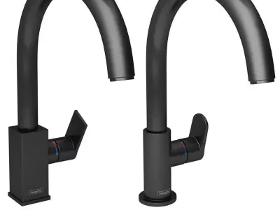 Hansgrohe Vernis kitchen sink mixers 3D model