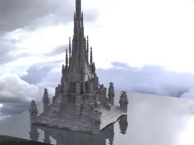 Dark Fantasy Gothic medieval 3D model