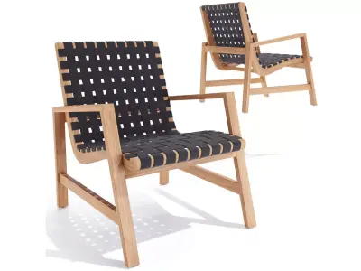 Woven Relax Chair 3D model