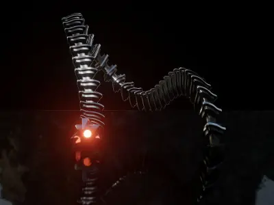 Robotic Hand Inspired From Doctor Octopus Arms 3D model