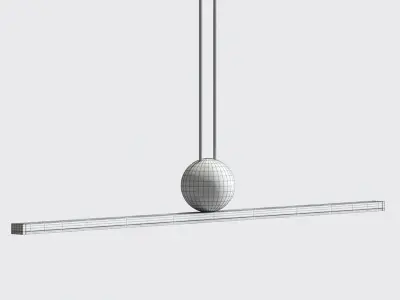 Italamp Regolo Direct Light Metal Pendant Lamp 3D model