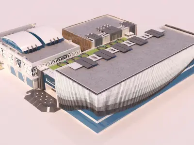 0038 - Art Center - 2021 - 01 - Design 07 - 2D Plans - 3D Files 3D model