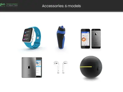 Technogym Collection V1 103 Models High Quality Gym Fitness 3D model
