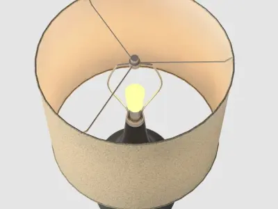Morten Table Lamp Low-poly 3D model