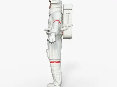 Realistic Astronaut Rigged 3D model