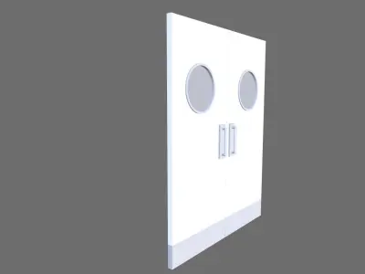 Door 3D Model Low-poly 3D model