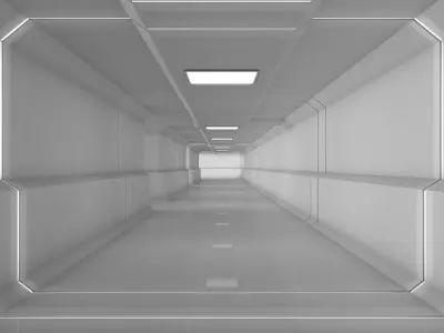 Sci Fi Interior 3D model