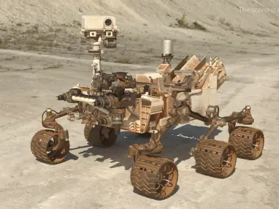  Realistic Mars Exploration Rover Rigged 