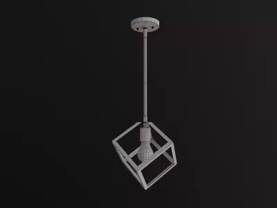Modern Ceiling Light Low-poly 3D model