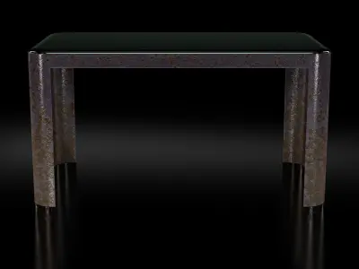 Industriart Greyglass table 3D model