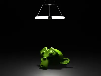 Light Free low-poly 3D model