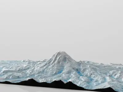 Ice Mountain 3D model