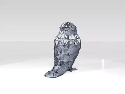 Owl Dust Voronoi 3D model