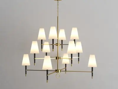 Light Ventana 8-Light Chandelier 3D model