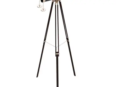 Binoculars Yaman Low-poly 3D model