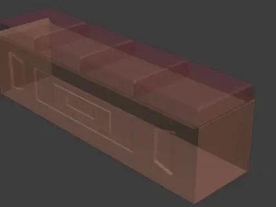 Window seat 3D model