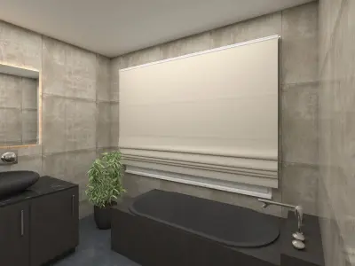 Bathroom Interior Design Scene Free 3D model