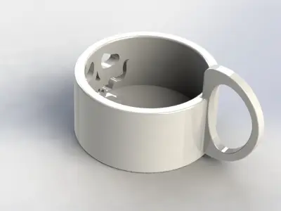 Keys Tray 11 Skull  3D print model