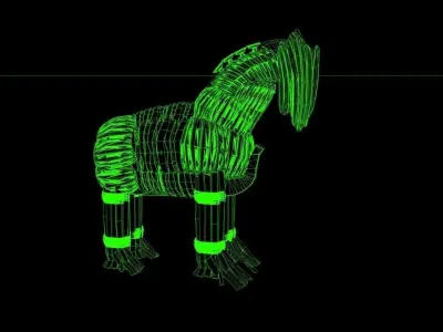 Trojan horse 3D model