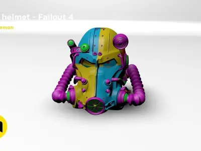 T60 Helmet Fallout 4 3D print model