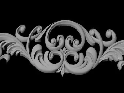 dekor ornate design 3D model 3