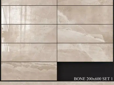 Yurtbay Seramik Bone 200x600 Set 1 3D model