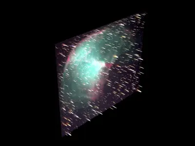 Dumbbell Nebula 3D model