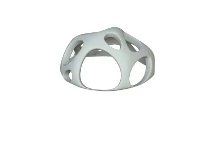 SciFi Cube Object No 55795 Low Poly Shape Low-poly 3D model